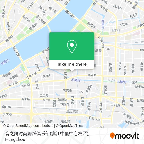 音之舞时尚舞蹈俱乐部(滨江中赢中心校区) map