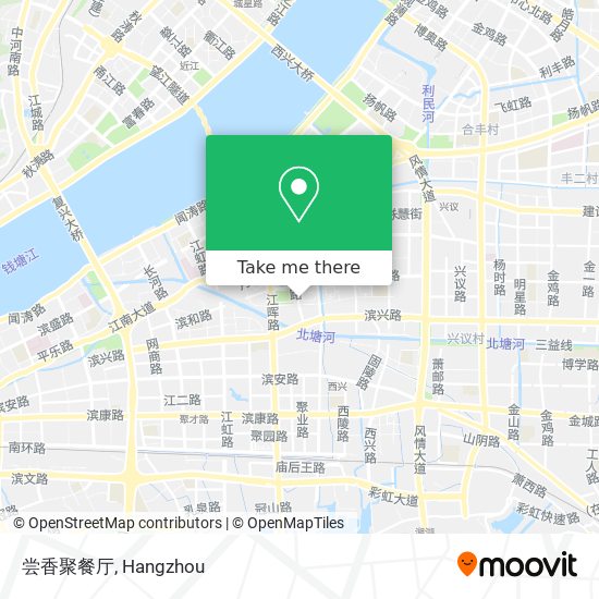 尝香聚餐厅 map