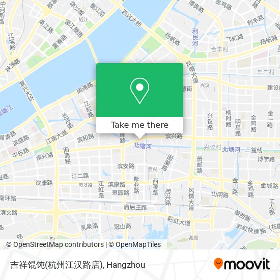 吉祥馄饨(杭州江汉路店) map