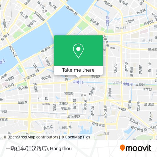 一嗨租车(江汉路店) map