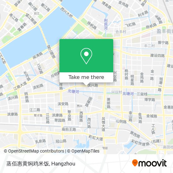蒸佰惠黄焖鸡米饭 map