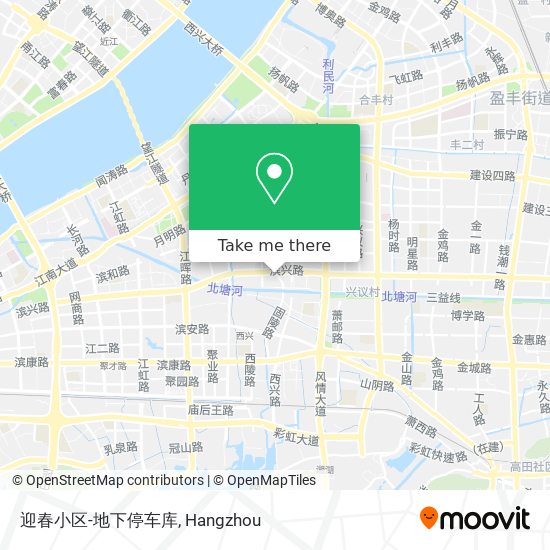 迎春小区-地下停车库 map