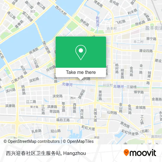 西兴迎春社区卫生服务站 map