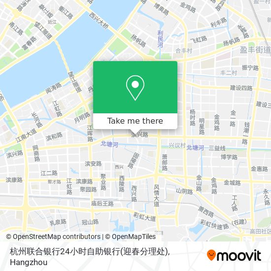杭州联合银行24小时自助银行(迎春分理处) map