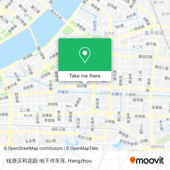 钱塘滨和花园-地下停车库 map