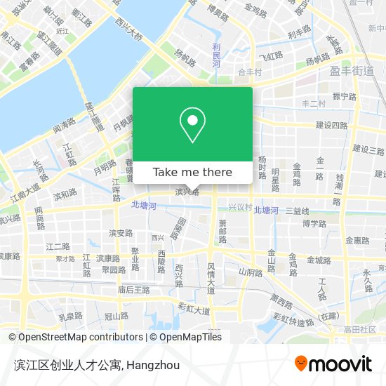 滨江区创业人才公寓 map