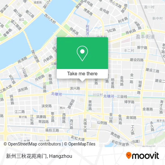 新州三秋花苑南门 map
