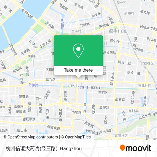 杭州信谊大药房(经三路) map