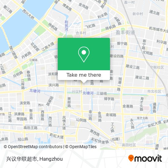 兴议华联超市 map