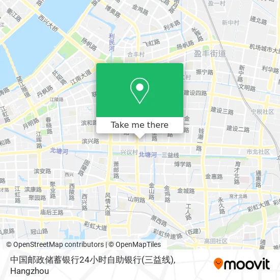 中国邮政储蓄银行24小时自助银行(三益线) map