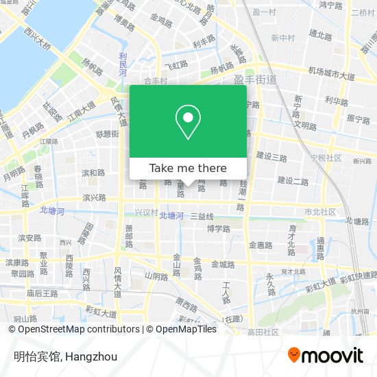 明怡宾馆 map