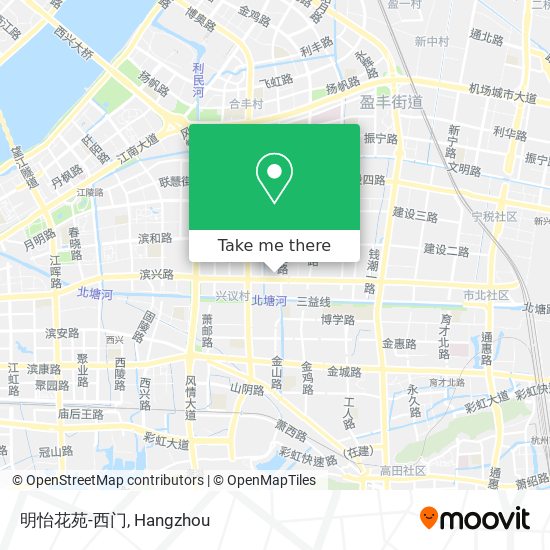 明怡花苑-西门 map