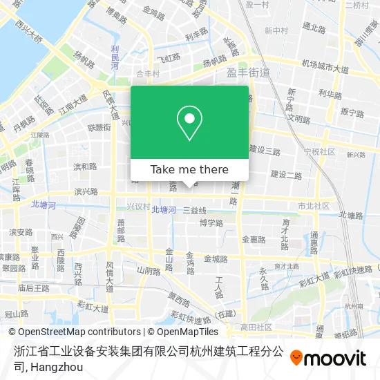 浙江省工业设备安装集团有限公司杭州建筑工程分公司 map