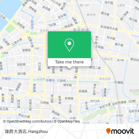 隆爵大酒店 map