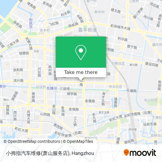 小拇指汽车维修(萧山服务店) map