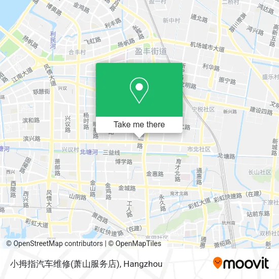 小拇指汽车维修(萧山服务店) map