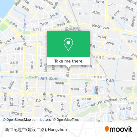 新世纪超市(建设二路) map