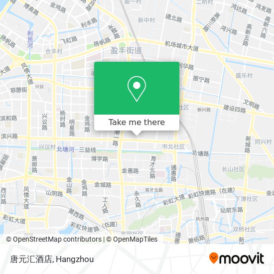 唐元汇酒店 map
