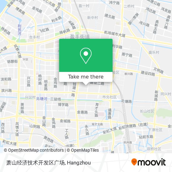 萧山经济技术开发区广场 map