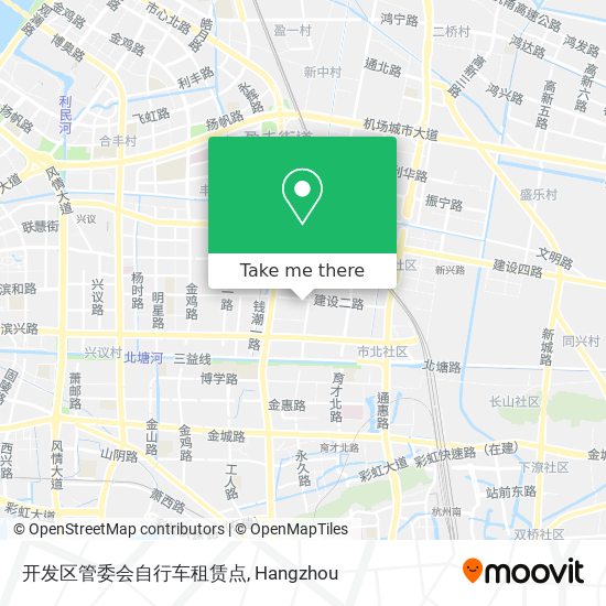 开发区管委会自行车租赁点 map