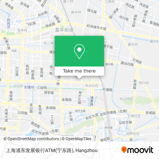 上海浦东发展银行ATM(宁东路) map