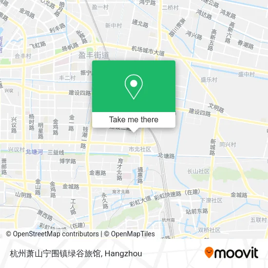 杭州萧山宁围镇绿谷旅馆 map