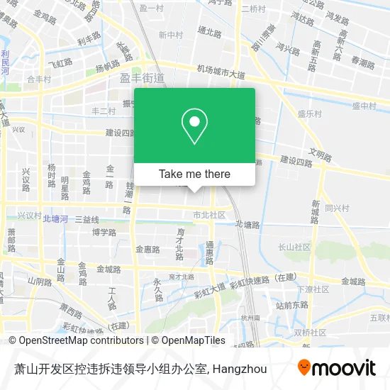 萧山开发区控违拆违领导小组办公室 map
