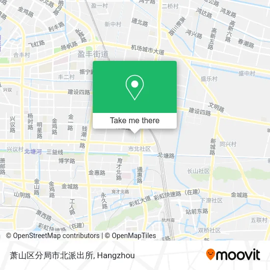 萧山区分局市北派出所 map
