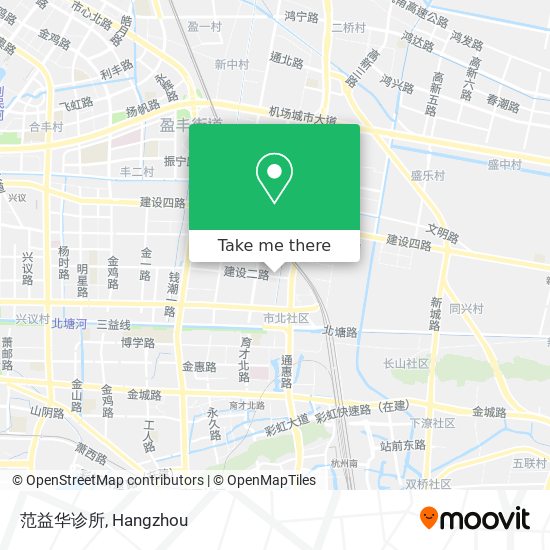 范益华诊所 map