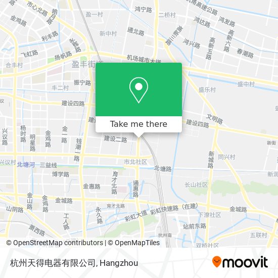 杭州天得电器有限公司 map