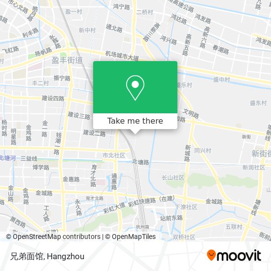 兄弟面馆 map