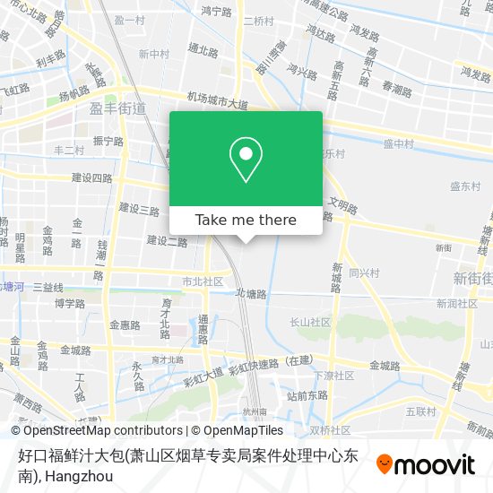 好口福鲜汁大包(萧山区烟草专卖局案件处理中心东南) map