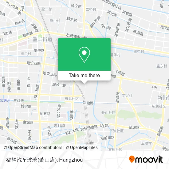 福耀汽车玻璃(萧山店) map