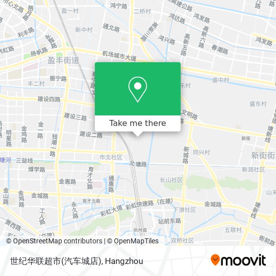 世纪华联超市(汽车城店) map