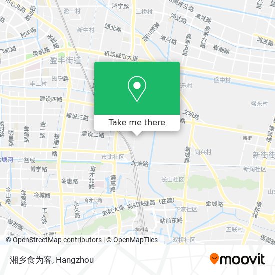 湘乡食为客 map