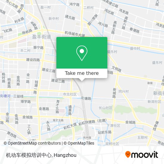 机动车模拟培训中心 map