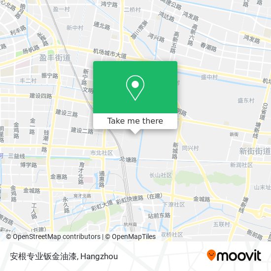 安根专业钣金油漆 map