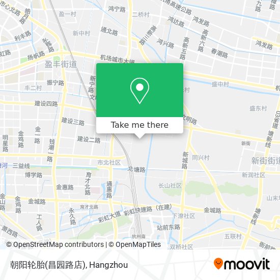 朝阳轮胎(昌园路店) map