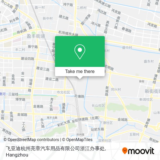 飞亚迪杭州亮章汽车用品有限公司浙江办事处 map