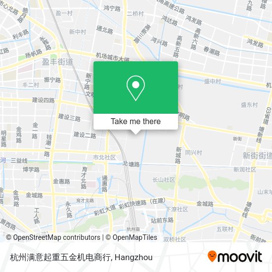 杭州满意起重五金机电商行 map