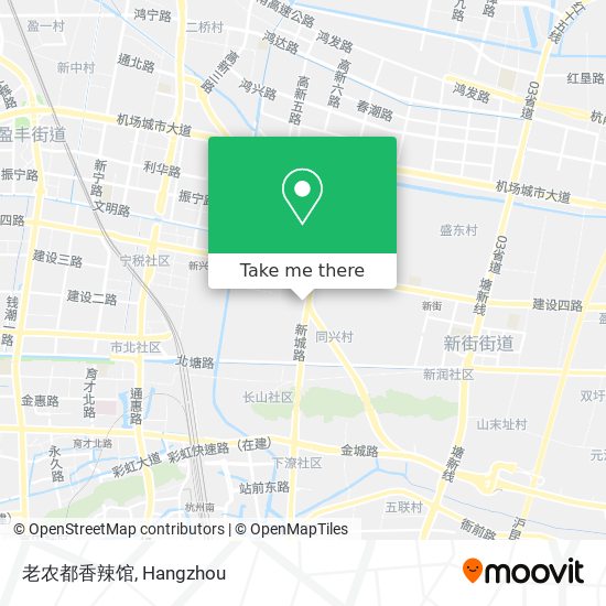 老农都香辣馆 map