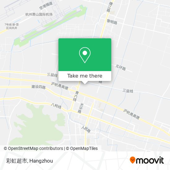 彩虹超市 map