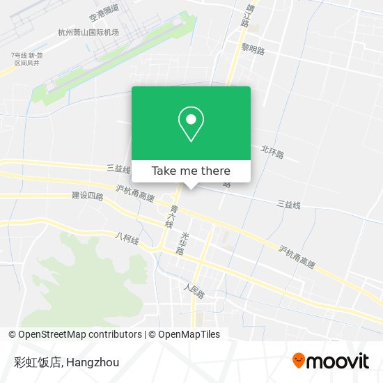 彩虹饭店 map