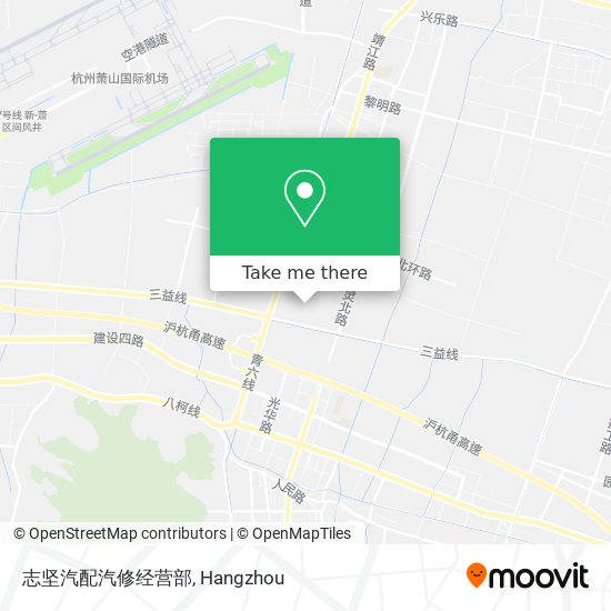 志坚汽配汽修经营部 map