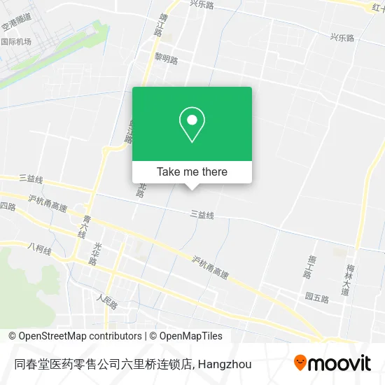 同春堂医药零售公司六里桥连锁店 map