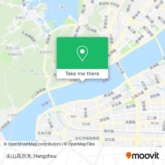 尖山高尔夫 map