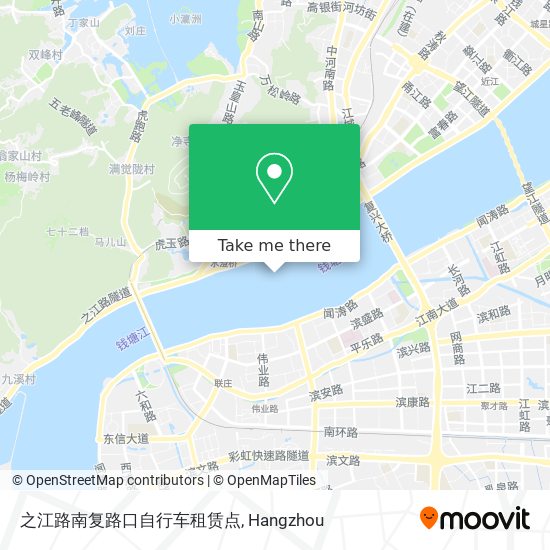 之江路南复路口自行车租赁点 map