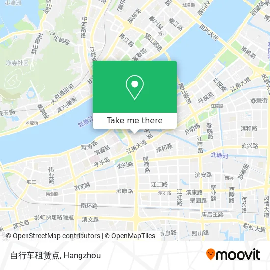 自行车租赁点 map
