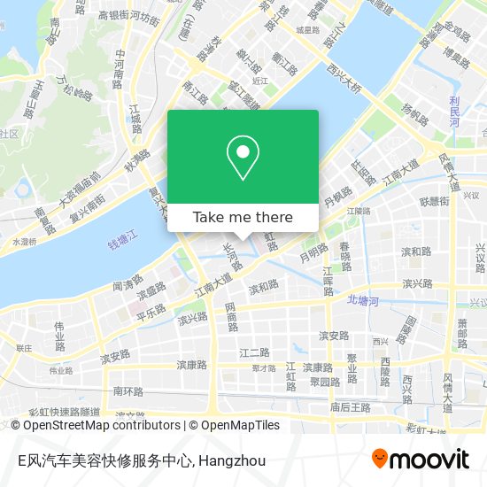 E风汽车美容快修服务中心 map