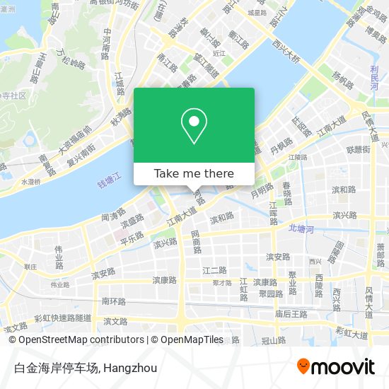 白金海岸停车场 map